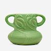Artus Van Briggle for Van Briggle Pottery, early vase with Virginia creepers