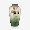 Carl Schmidt for Rookwood Pottery, Iris Glaze vase with mushrooms