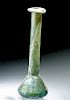 Tall Roman Glass Candlestick Unguentarium