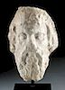 Roman Imperial Marble Head of Serapis