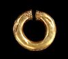 Sassanian / Sasanid 20K+ Gold Hoop Earring