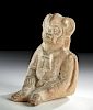 Maya Pottery Seated Monkey Whistle