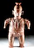 Tall Colima Redware Standing Figure of a Man