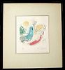 Signed Chagall Lithograph - Maternity & Centaur, 1957