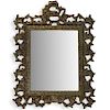Victorian Gilded Bronze Hanging Mirror