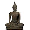 19th Cent. Thai Bronze Buddha