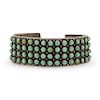 Designer Turquoise and Sterling Cuff