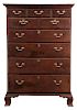 Southern Federal Walnut Tall Chest of