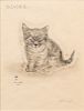 Léonard Tsuguharu Foujita (French/Japanese, 1886-1968)  Five Plates from Book of Cats