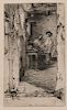 James Abbott McNeill Whistler (American, 1834-1903)  Rag Pickers, Quartier Mouffetard, Paris