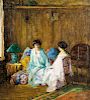 School of William Merritt Chase (American, 1849-1916)  Two Women in Japanese Dress
