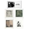 JOSÉ LUIS CUEVAS, Revelando a José Luis Cuevas, Various Pieces (7): 5 engravings, 1 photograph and 1 cloth binder.