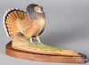 Bill Rice, carved and painted grouse