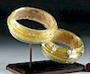 Gorgeous Ancient Celtic Glass Bracelets, ex-Christie's