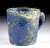 Gorgeous Bactrian Carved Lapis Lazuli Handled Cup
