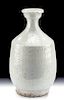 Korean Yi Dynasty Glazed Pottery Bottle