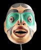 Early 20th C.  Haida Painted Wood Mask