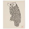 Ben Shahn, Channel Thirteen owl lithograph