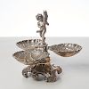 Continental silver plated sweetmeats server