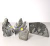 (4) Inuit figural stone carvings