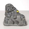 Nice Inuit figural carved stone sculpture