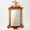 Nice Chippendale parcel gilt mahogany mirror