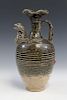 Chinese pottery pitcher.