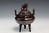 Japanese bronze incense burner.