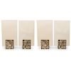 (4 Pc) R and Y Augousti Hanging Light Fixtures
