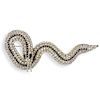 Jeweled Snake Brooch