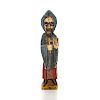 VINTAGE WOODEN CHARACTER STATUE, FRANCISCAN FRIAR