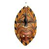 VINTAGE HANDCRAFTED AFRICAN WOODEN WALL MASK