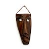 VINTAGE HANDCRAFTED WOODEN TRIBAL WALL MASK