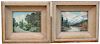 Pair of Mid 20th C. Signed Landscapes