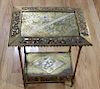 Antique Mixed Metal 2 Tier Table