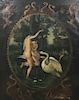 Old Master Style Oil Painting Nudes with Swans
