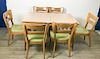 Heywood Wakefield Dining Table & 6 Chairs