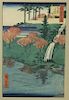 Hiroshige Woodblock Print 100 Famous Views of Edo
