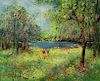 Impressionist Style Oil on Canvas