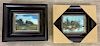Signed David Hahn Oil Paintings