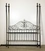 Wrought Iron Four Post Bed