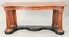 Ralph Lauren furniture collection, Fairbanks console. height 33 1/2 in., top 23 x 72 in.