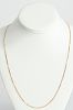 14K Yellow Gold Long Box Chain Necklace