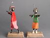 Iron And Tole Figures Of Baseball Players, 2