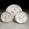 (3) Chinese Export Famille Rose Porcelains