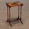 Regency Penwork and Sycamore Small Table