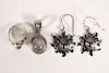 Sterling Silver Jewelry Pendant, Ring, Earrings
