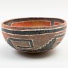Four Mile Polychrome Painted Clay Bowl