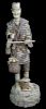 A Large Chinese Export Bone Fisherman Sculpture. M
