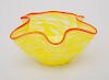 DALE CHIHULY GLASS BOWL